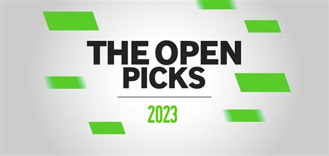 open betting picks